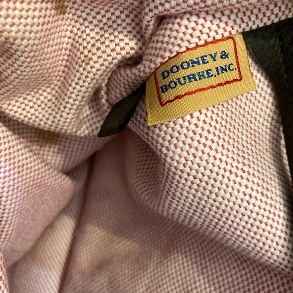 Dooney and Bourke Leather J1854867 FLORENTINE  Black Drawstring SHOULDERbag VNTG - Picture 7 of 13